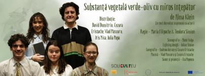 Substanță vegetală verde-oliv cu miros înțepător